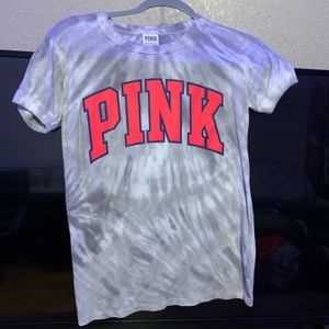 PINK tie-die shirt
